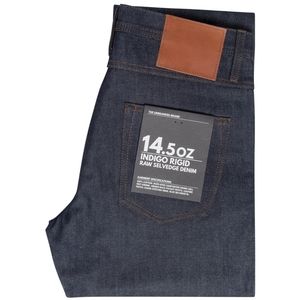 Men's NWT unbranded brand UB301 Straight Fit 14.5oz Indigo Selvedge Denim sz 36